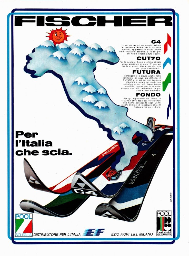 Fischer. Per l'Italia che scia Advertising 1977