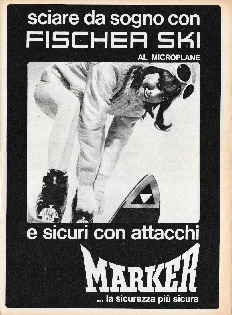 Fischer Ski con Attacchi Marker / Giacca GecSport - Advertising …