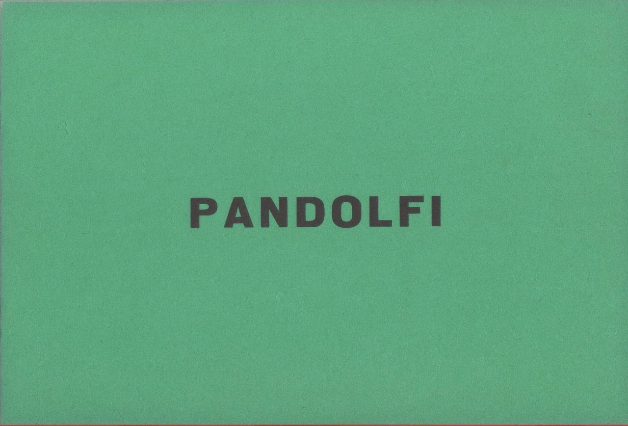 Gabriella Pandolfi. Personale Galleria Rotta, Milano/Genova 1990