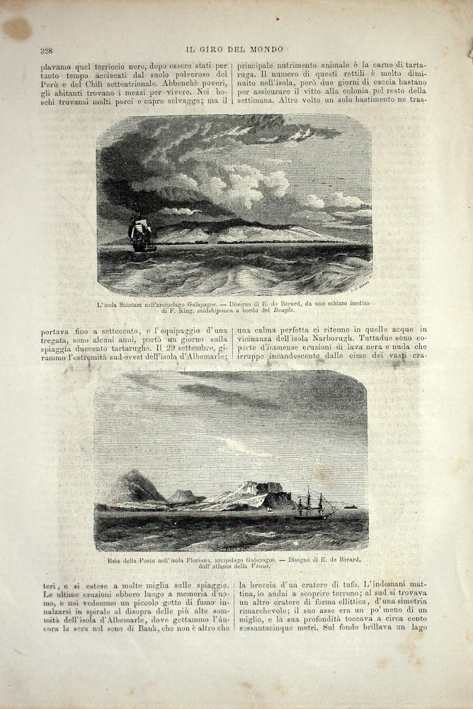 Galapagos: L'isola di Sciantam; Baia della Posta nell'isola di Floriana. …