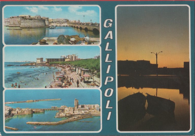 Gallipoli (LE). Vedutine. Non viaggiata