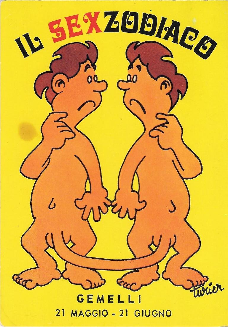 Gemelli. Il sexzodiaco. Non viaggiata