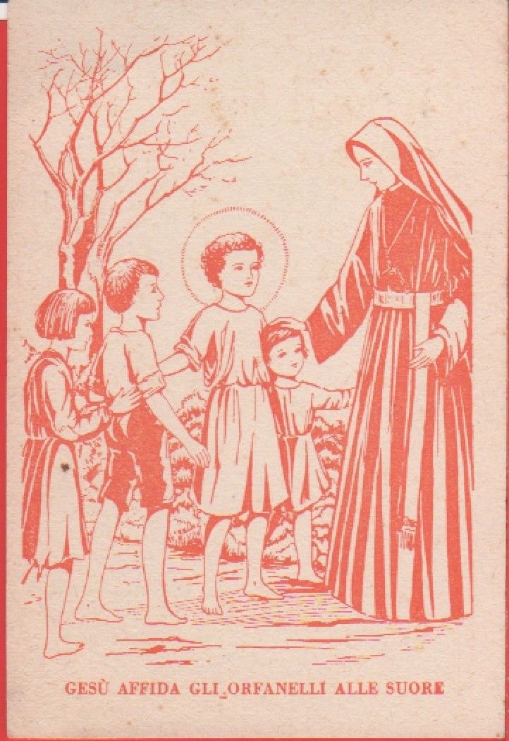 Gesù affida gli orfanelli alle suore. I.N.A. Carcerati. Non viaggiata. …