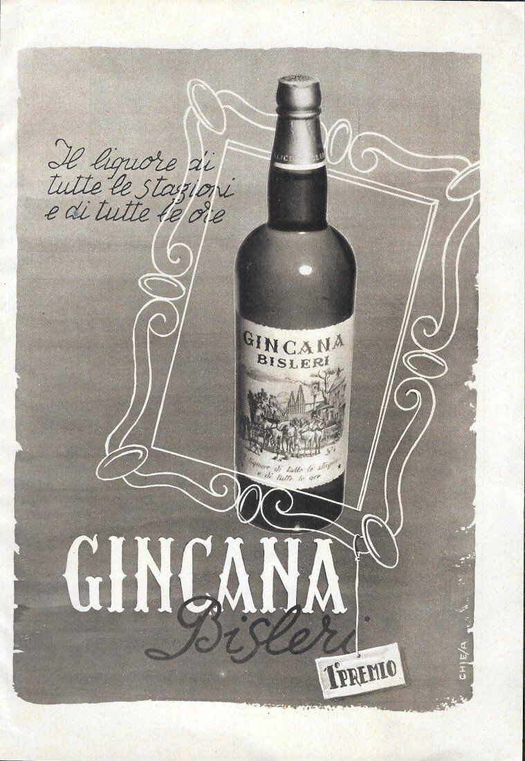 Gincana Bisleri / Mirafiore Barolo - Advertising 1942