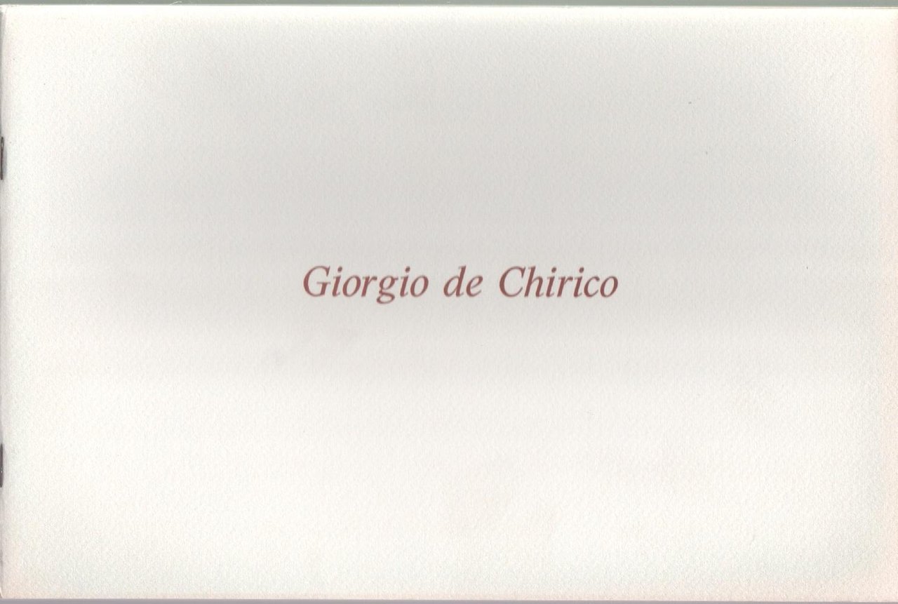 Giorgio De Chirico. Galleria Rotta | Immagine principale