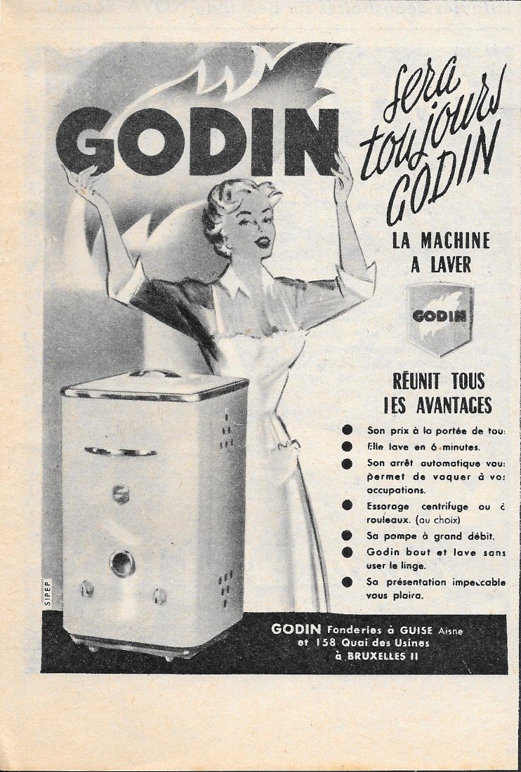 Godin la machine a laver - Advertising 1955