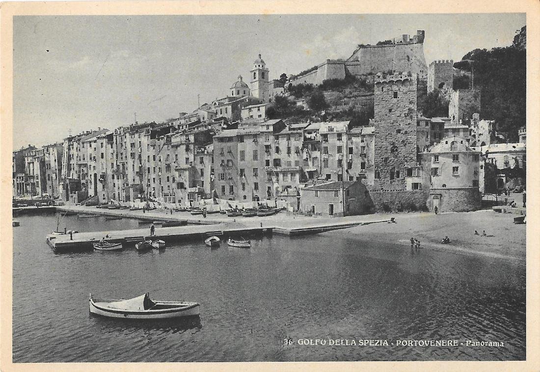 Golfo della Spezia. Portovenere. Panorama. Non viaggiata, originale