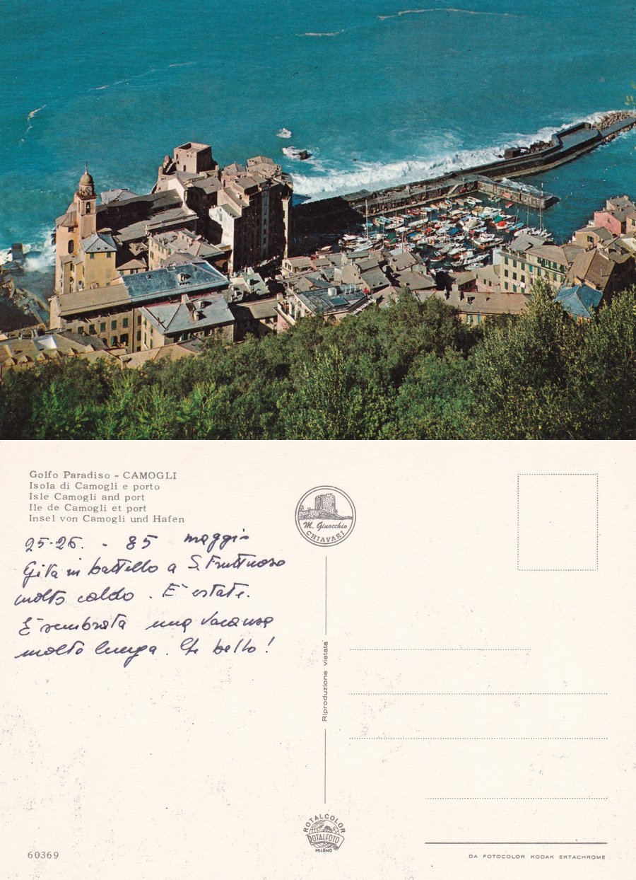 Golfo Paradiso. Camogli (GE). Non viaggiata