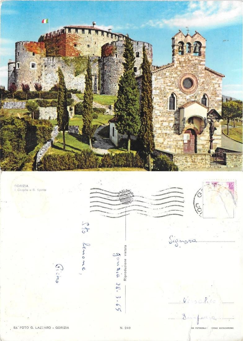 Gorizia. Castello e S. Spirito. Viaggiata 1965
