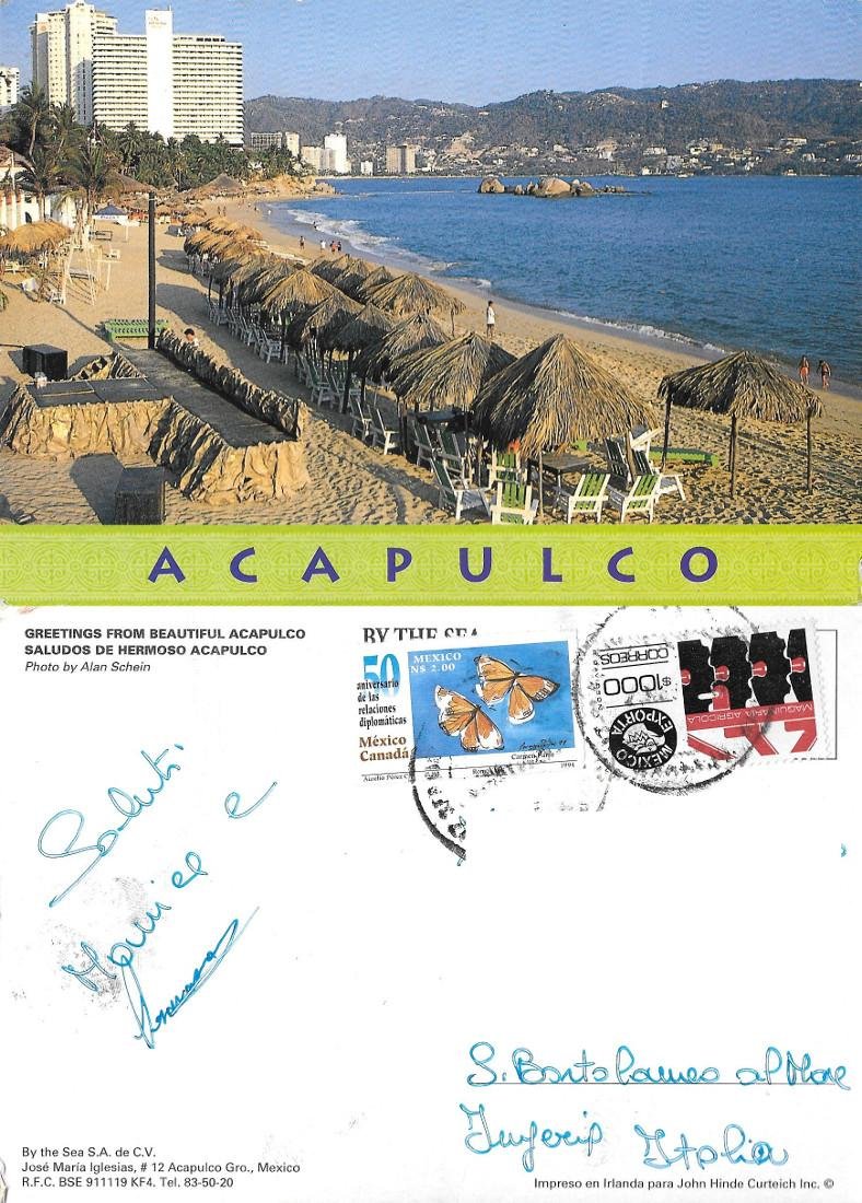Greetings from Beautiful Acapulco (MEX). Viaggiata