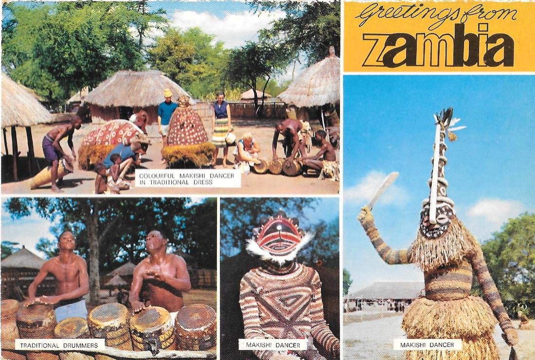 Greetings of Zambia. Non viaggiata