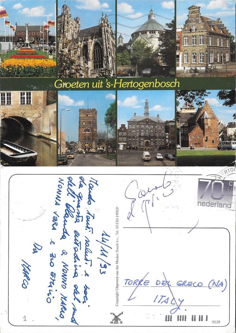 Groeten uit 's-Hertogenbosch. Viaggiata 1993