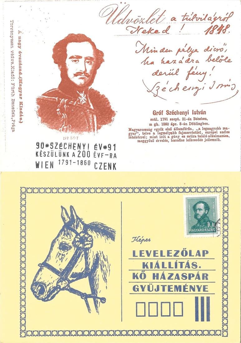 Gróf Széchenyi István. Viaggiata 1991