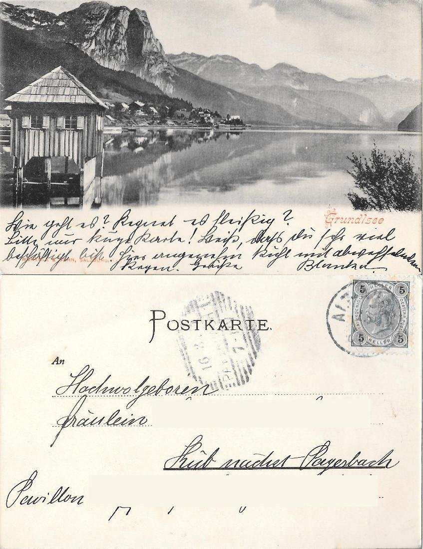 Grundlsee. Viaggiata