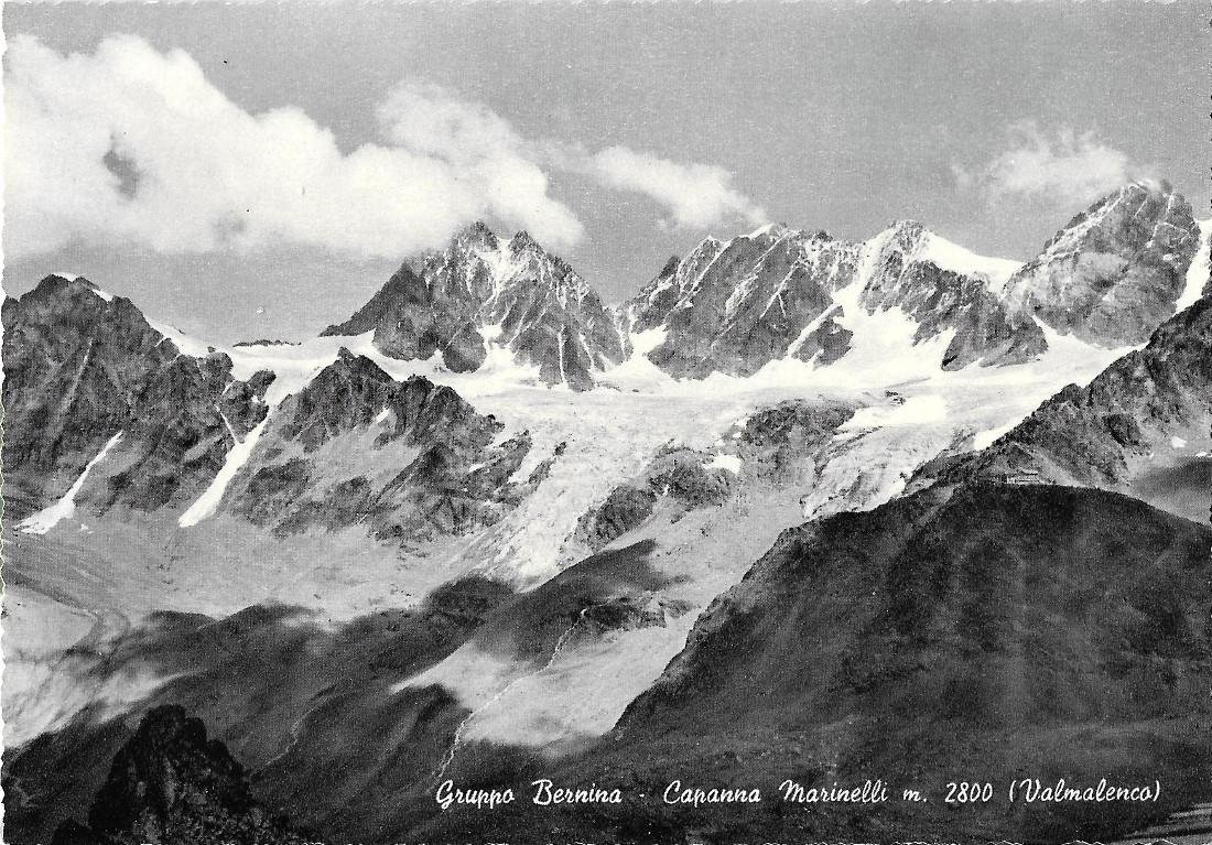 Gruppo Bernina. Capanna Marinelli. Valmalenco. Non viaggiata