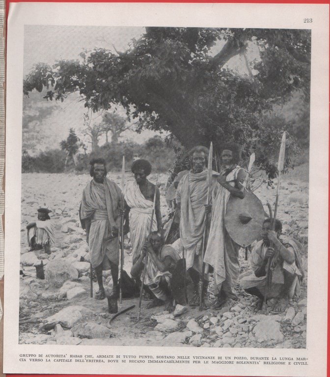 Gruppo di autorità Habab (Eritrea). Immagine 1937