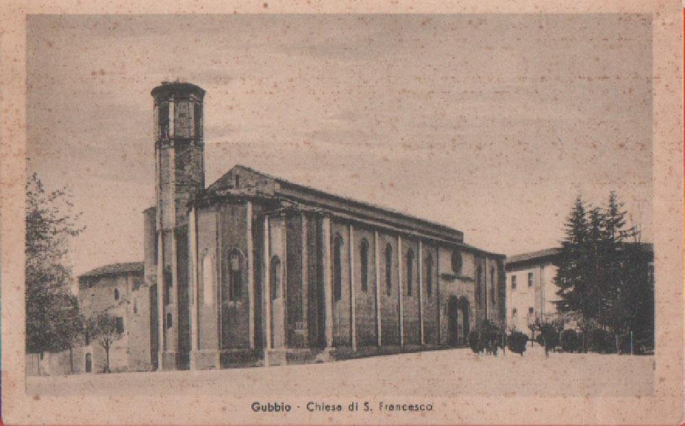 Gubbio. Chiesa di S. Francesco. Non viaggiata