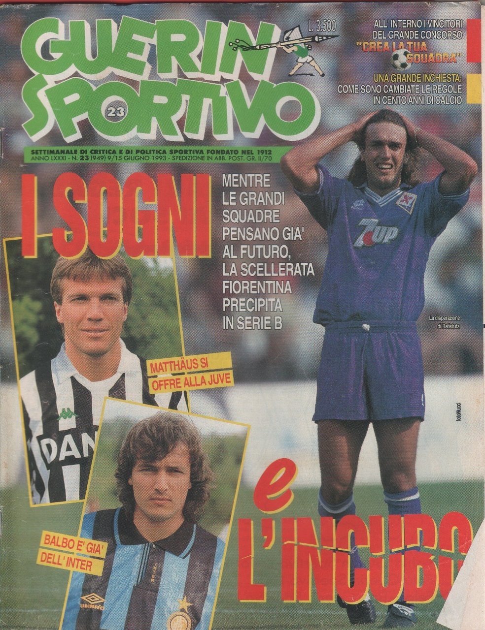 Guerin Sportivo n. 23. 1993