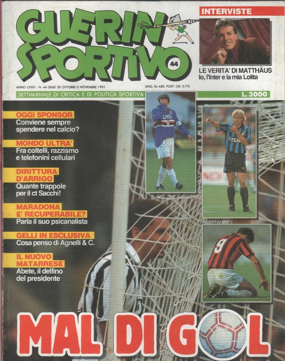Guerin Sportivo n. 44. 1991