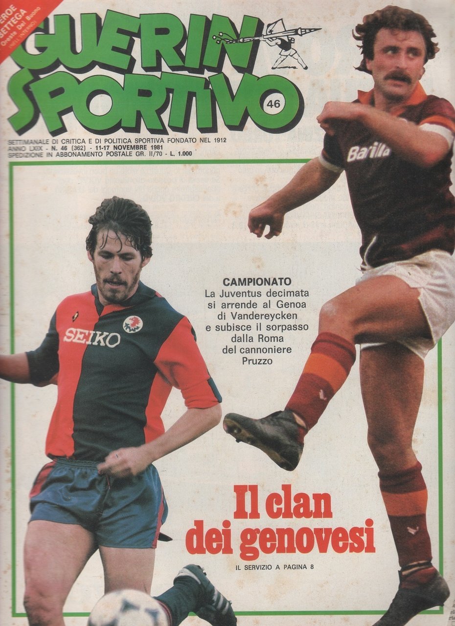 Guerin Sportivo n. 46. 1981.