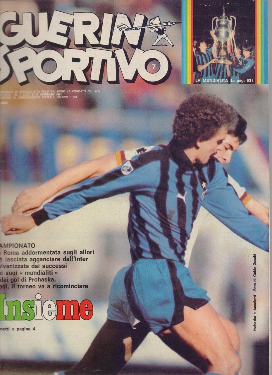 Guerin Sportivo n. 7. 1981.
