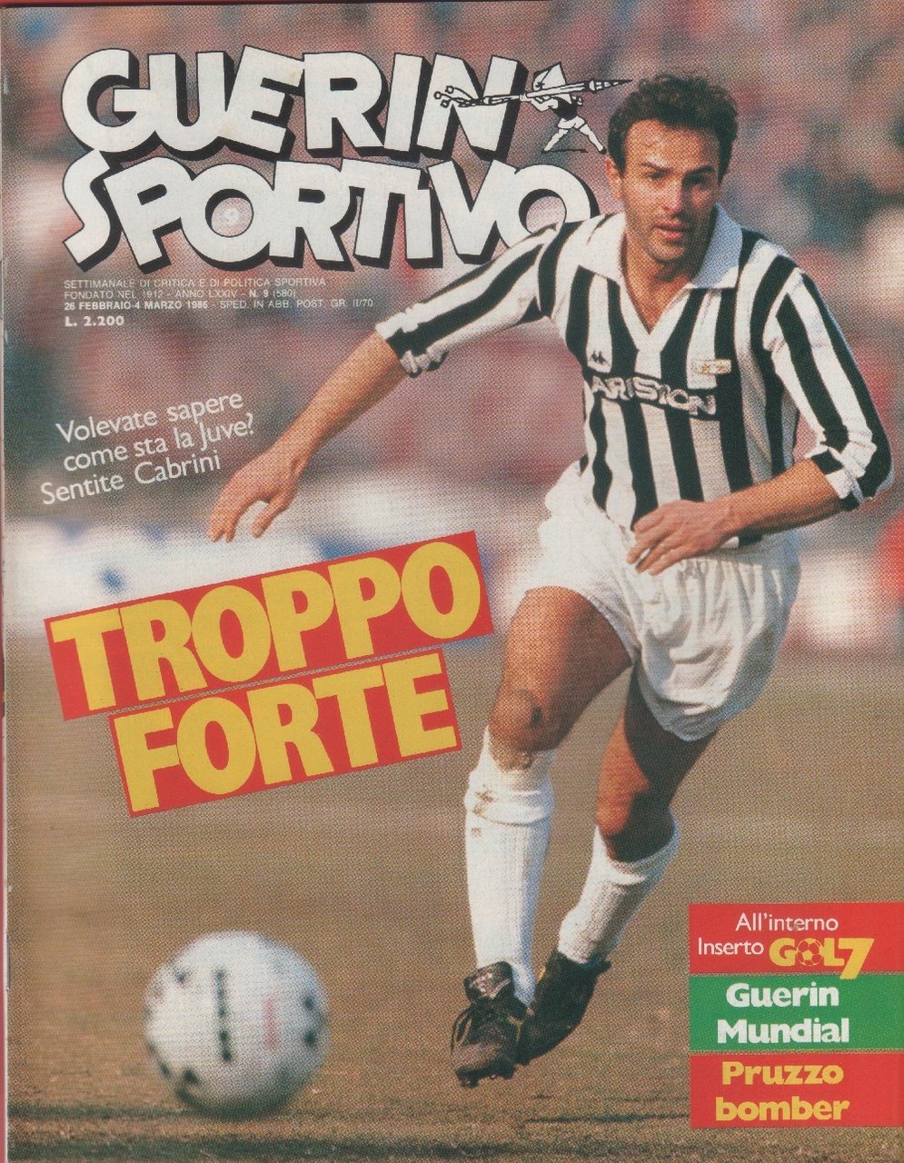 Guerin Sportivo n. 9. 1986