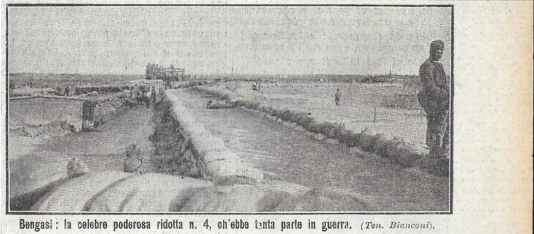 Guerra Italo-Turca. Bengasi: la celebre poderosa ridotta n. 4. Stampa …