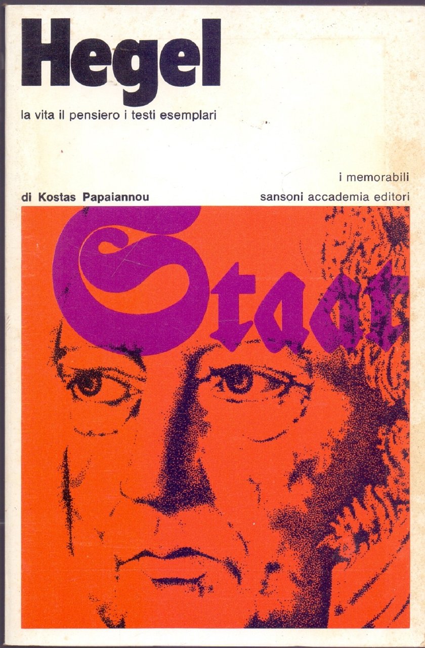 Hegel la vita il pensiero i testi esemplari - Kostas …