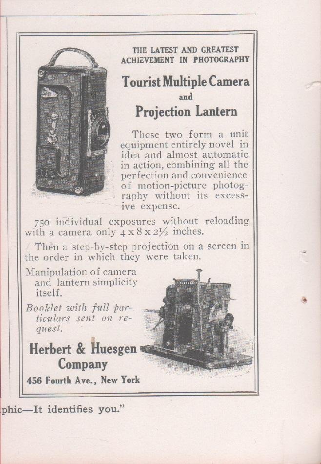 Herbert &amp; Huesgen Company. New York. Pubblicità 1914
