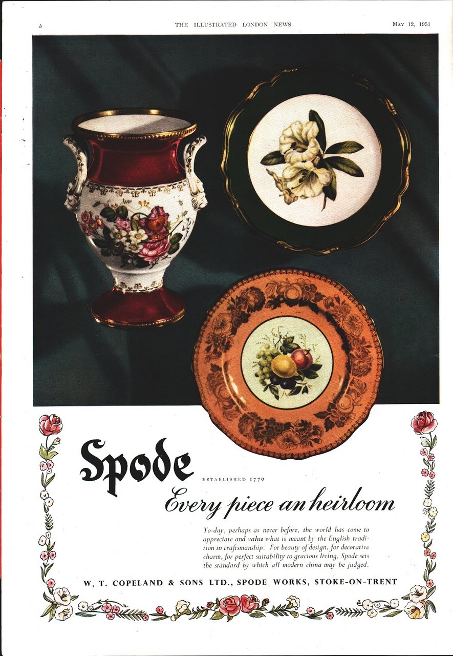 Huntley &amp; Palmers Biscuits / Spode- Advertising 1951 | Immagine principale