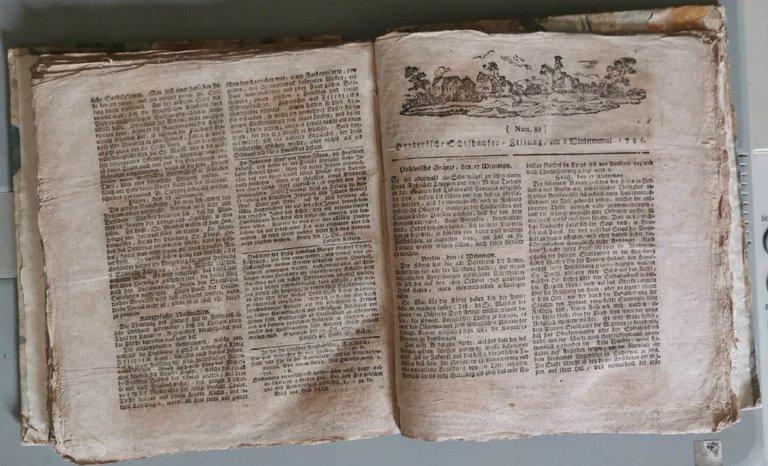 Hurterische Zeitung. Anno 1786. Annata completa, 104 numeri