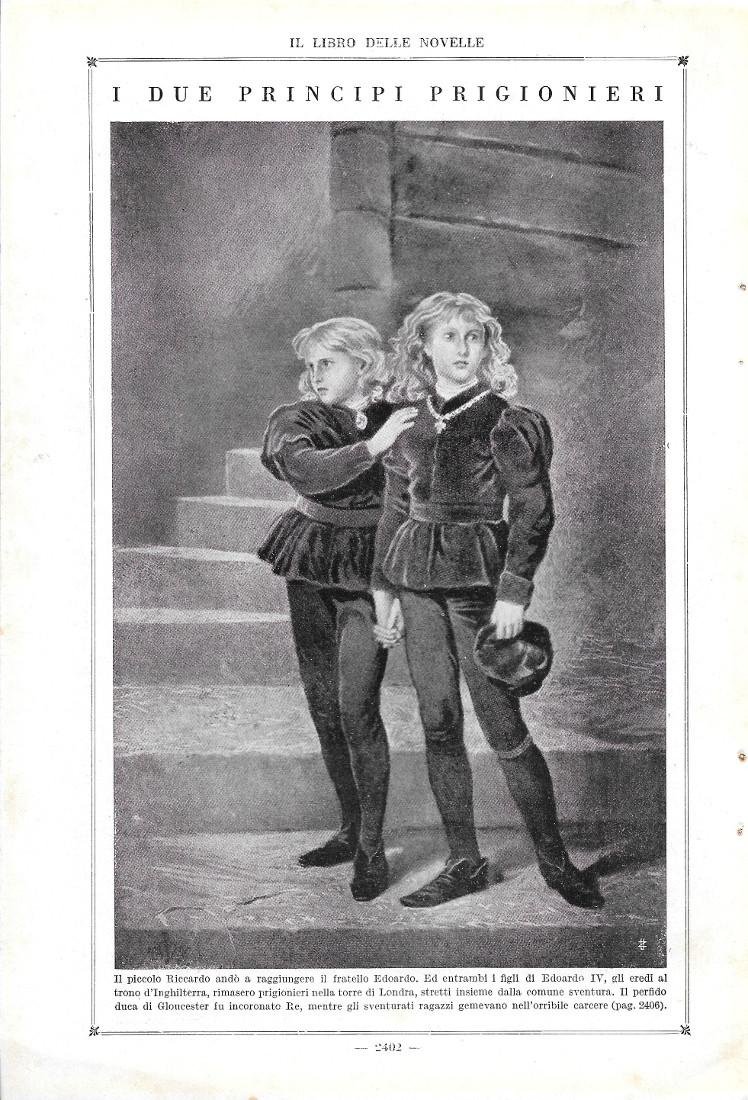 I due principi prigionieri (Edoardo e Riccardo figli di Edoardo …