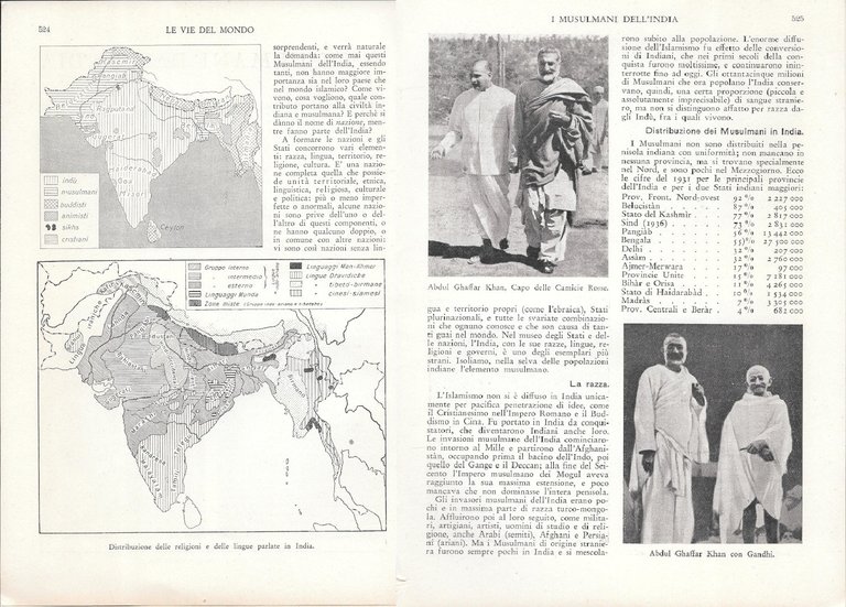 I Musulmani dell'India - Estratto 1943