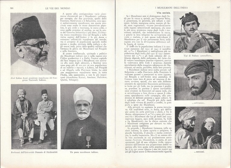 I Musulmani dell'India - Estratto 1943