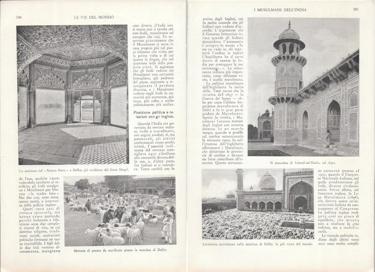 I Musulmani dell'India - Estratto 1943
