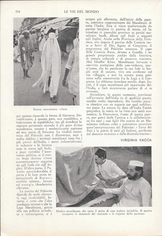 I Musulmani dell'India - Estratto 1943