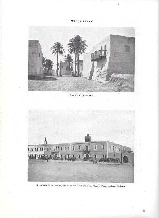 Idillio pompejano (T. Cremona) / via e castello di Misrata. …