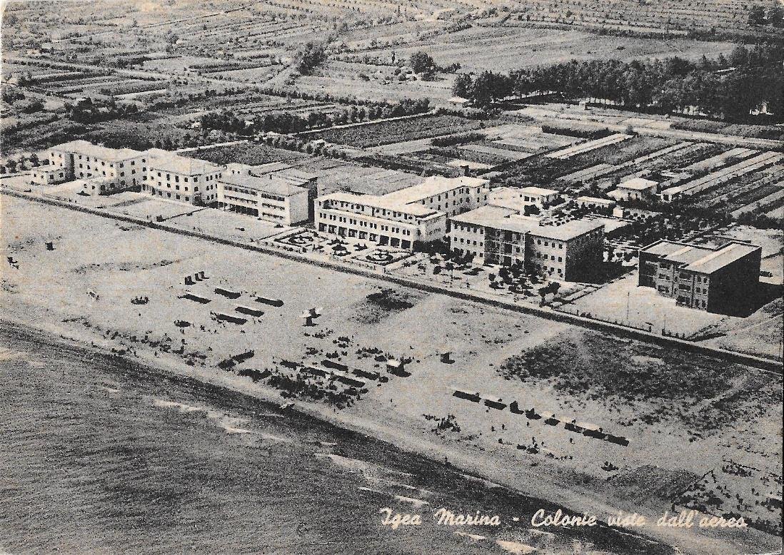 Igea Marina. Colonie viste dall'aereo. Non viaggiata
