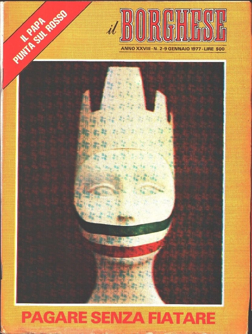 Il Borghese. n. 2. 9 gennaio 1977 . Anno XXVIII