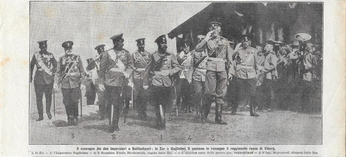 Il convegno dei due Imperatori a Baltischport: lo Zar e …