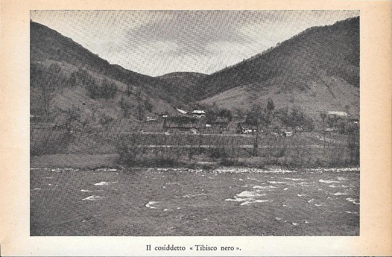 Il cosiddetto Tibisco nero (Ungheria). Stampa 1934