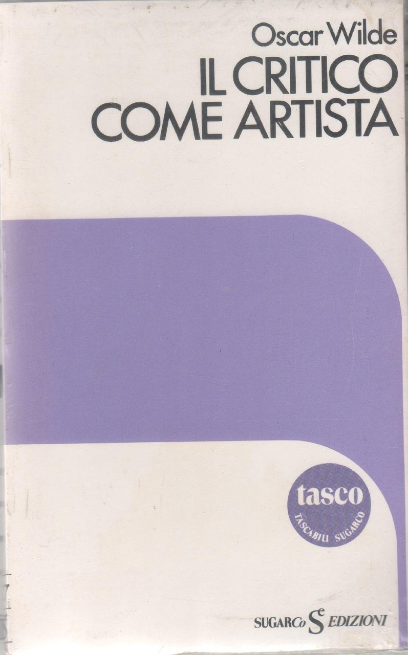 Il critico come artista