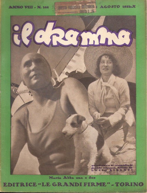 Il Dramma n^ 144 - 15 agosto 1932