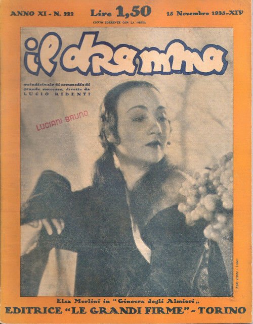 Il Dramma n^ 222 - 15 novembre 1935