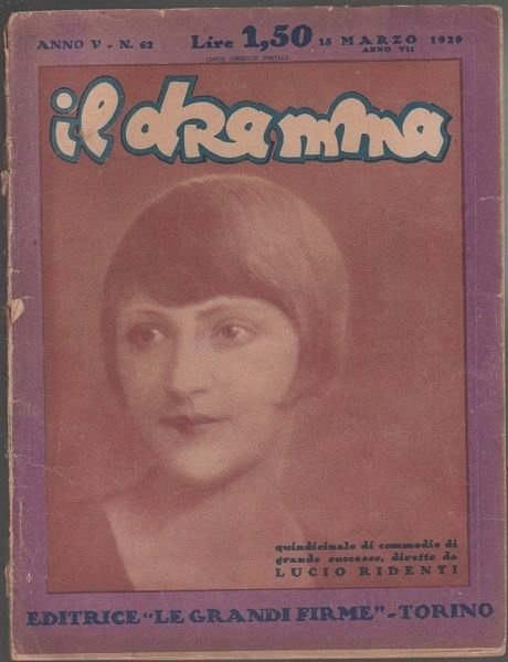 Il Dramma n^62 - 15 marzo 1929