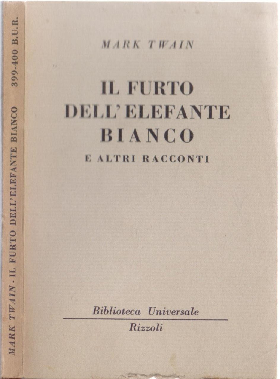 Il furto dell'elefante bianco e altri racconti (399-400 B.U.R.) - …