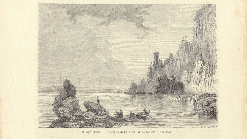 Il lago Baikal. Illustrazione 1864