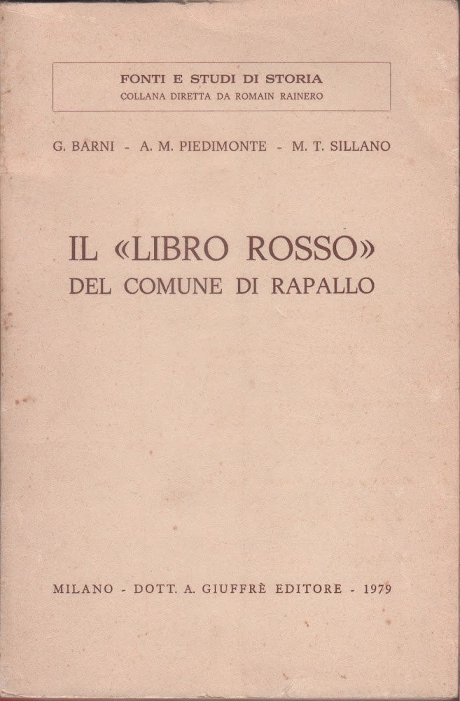 Il Libro rosso del comune di Rapallo