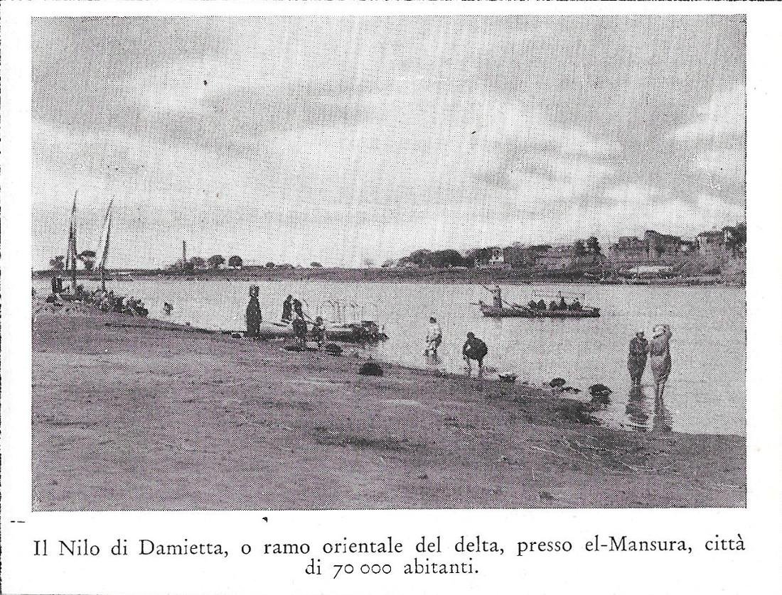 Il Nilo di Damietta presso el-Mansura/Nilo dinanzi a Luxor. Stampa …