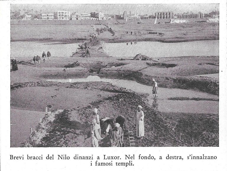 Il Nilo di Damietta presso el-Mansura/Nilo dinanzi a Luxor. Stampa …